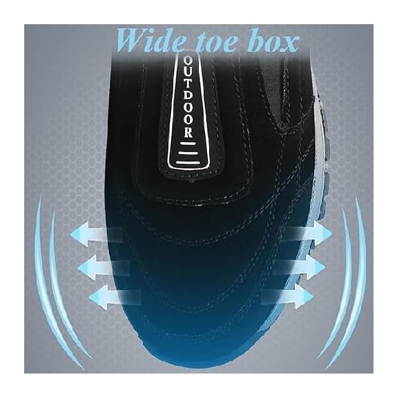 Enjerr Orthopedic Shoes Men, Lightweight Breathable Non-Slip, Waterproof Breathable Arch Support Hiking Shoes3