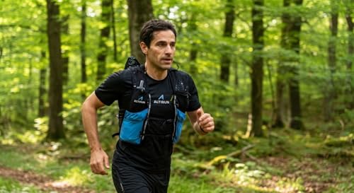 Gilet d'hydratation trail running léger à 8 poches pour marathon