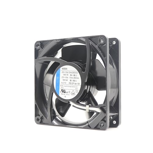 Ventilador Ebm Papst 4656N 230VAC Ventilador 19/18W 120/115mA 12038 120 x 120 x 38 mm Ventilador de refrigeración axial