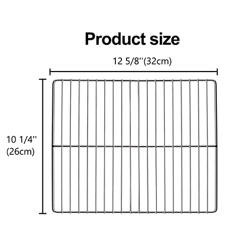Lanejoy Barbecue Wire Mesh, Stainless Steel Bbq Replacement Grill Net, Multifunction Grill Cooking Grid Grate 2 Pack （11 13/16''*15 3/4''） #TOP6