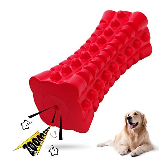 VANFINE Dog Squeaky Toys Almost Indestructible Tough Durable Dog Toys Dog chew Toys for Large Dogs Aggressive chewers Stick Toys Puppy Chew Toys with Non-Toxic Natural Rubber