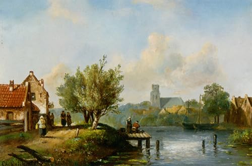 Cuadro decorativo para renovar el salón con la pintura clásica de Charles Henri Leickert