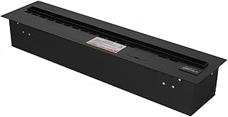 Electric Fireplace Electric Fireplace, Recessed Electric Fireplace with 3D Realistic Flame Effect, Ultra-thin Stainless Steel Steam Fireplace, Touch Control, Remote Control Fireplace (Color : 1500mm