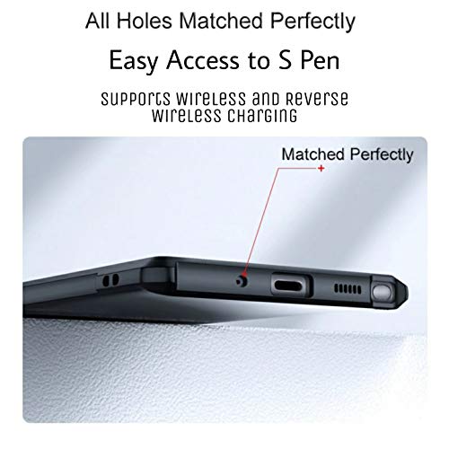 Image of RIGGEAR Xundd Back Cover Case for Samsung Galaxy Note 20 Ultra (Armor|TPU and PC|Black)