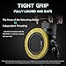 H&Y RevoRing Adjustable Step Up Ring 52-72mm to 77mm, Variable Lens Filter Adapter Ring, Universal Stepping System fits 52 55 58 62 67 72mm, Yellow