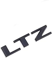 Vista 9 de Yoaoo 1 emblema de placa de identificación de letra LTZ negra OEM 2008-2015 compatible con Silverado Yukon Sierra brillante