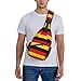 lootpe German Flag Print Daily Crossbody Sling Bag, Shoulder Backpack Chest Bag Daypacks, For Outdoor Travel Casual