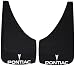 Highland 1028700 Black Pontiac Logo Molded Splash Guard  - 2 Piece