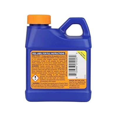 K-Seal ST5501 Multi-Purpose One Step Coolant Leak Repair, 8oz, Pour and Go, Mixes with All Antifreeze, No Flushing Required