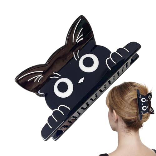 Linda pinza para el pelo de gato, lindas pinzas para el pelo, pinzas para el pelo de gato, decoraciones de clip de gato, horquillas elegantes con de gato, decoración para el cabello, suministros