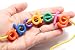 Lowercase Alphabet Lacing Beads Busy Bag - Perfect Fine Motor Learning Activity for Toddlers and Preschoolers. Sort by Shape and Color, Large Beads