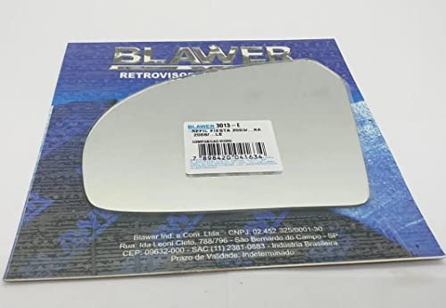 Lente de Espelho Retrovisor Esquerdo Fiesta 2003 em diante Ka 2008 em diante Blawer 3013 - E Lado Mo