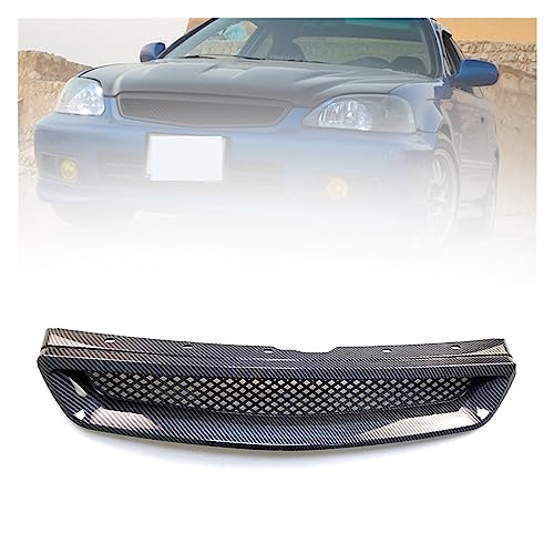 Rejilla delantera Civic 1999 2000 malla parachoques para modelos CX DX EX HX 4