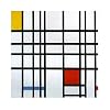Piet Mondriaan《Rood Geel en Blauw》Abstracte Canvas Wall Art voor Slaapkamer Muur Decor Canvas Art Pictures Poster en…