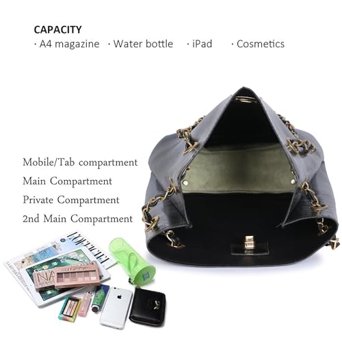 Image of Women's Stylish Handbag with Detachable Sling Strap | Croc Texture Shoulder & Crossbody Bag | Spacious Zip Closure Tote for Office, Daily & Travel Use | Chic Croc Texture, Adjustable Strap, Dual Carry Style, Rich Tan Finish, Twist Lock Closure, Spacious Interior