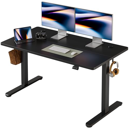 FEZIBO 電動 昇降デスク スタンディングデスク 幅140cm Amazon | FEZIBO 電動 昇降デスク スタンディングデスク 幅140cm 奥行