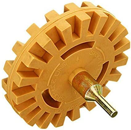 Unifizz Decal Removal Eraser Wheel Tool Kit Decal Eraser Wheel for Pinstripe Graphic Vinyl Sticker 100mm