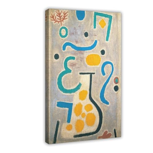 Toile Bauhaus abstraite 61x91 cm pour decoration murale de chambre et bureau