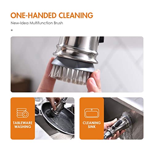 Appaso Kitchen Faucet With Pull Down Sprayer And Brush #TOP4