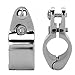 2Pcs Boat Bimini Top Hinged Jaw Slide, Stainless Steel 316 Marine Boat Canopy Tube Clamp Fitting Boat Accessories (Type: with Lock nut, 1inch)