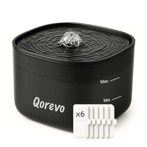 Fontaine a Eau Chat 2.5L + Lot de 6 Filtres | Fontaine à Eau pour...