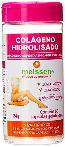 Meissen Colágeno Hidrolisado 300Mg 60 Cápsulass