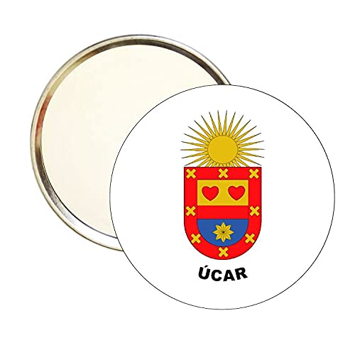 ROUND MIRROR. HERALDIC SHIELD  UCAR  NAVARRA