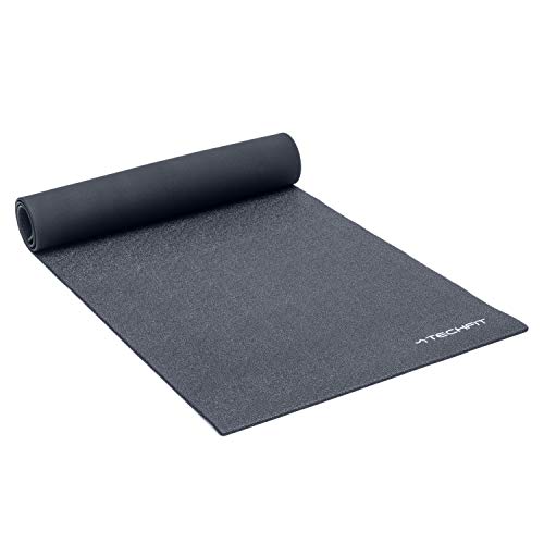 TechFit Bodenschutzmatte Fitness – Rutschfeste Matten Fitnessraum für Laufbänder, Fahrräder, Rudergeräte und Fitnessgeräte 173 x 61 x 0,6 cm