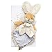 Doudou et Compagnie - Doudou Lapin - 20 cm - Blanc/Beige - Cadeau De Naissance - Jolie Boîte Cadeau - Lapin De Sucre - DC3488