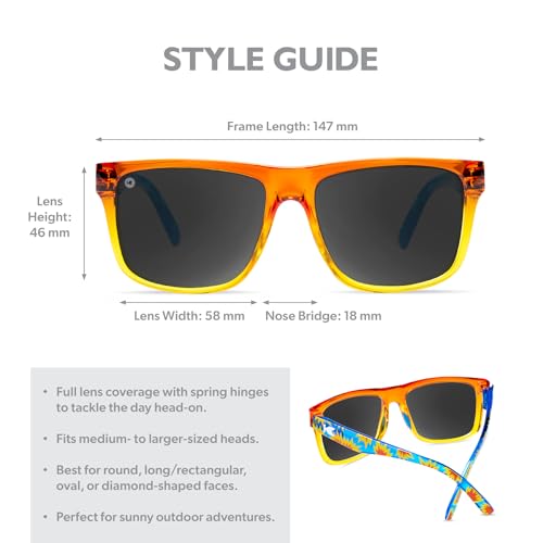 Image of Knockaround Large Polarized Sunglasses for Men & Women - UV400 Protection
