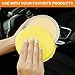 FONAROLL Microfiber Wax Applicator Pads, Car Wax Applicator, Buffing & Detail Polishing Foam Pads for Car Cleaning and Fine Polishing (5