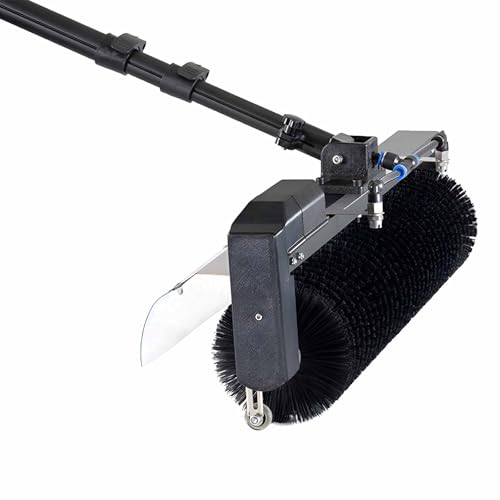 Brosse à eau pour panneau solaire avec perche de 7.5m pour un lavage fluide sans traces