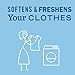 MRS. MEYER'S CLEAN DAY Liquid Fabric Softener, Infused with Essential Oils, Paraben Free, Rain Water Scent, 32 oz (32 Loads)