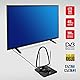 Maclean MCTV-963 Aktive DVB-T DVB-T2 Antenne, TV, Radio, Zimmerantenne, 45 dB Verstärkung, Netzteil, für UKW VHF UHF