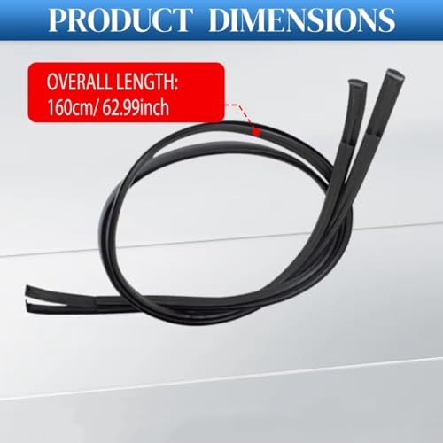 Tiras de sellado de techo impermeables para Toyota Yaris Hatchback acabado lateral estable 5