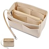 【 Material 】: Der Taschenorganisator besteht aus robustem und weichem Filzstoff und glatten Reißverschlüssen, die Schutz für Ihre Gegenstände bieten und die Form Ihrer Handtasche beibehalten.