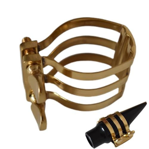 Saxophone Ligature Alto SaxA}EXs[Xt@Xi[NbvA|[^uTbNXANZT[ATbNXt҂≹yDƂ̂߂̒߉\ȗKc[