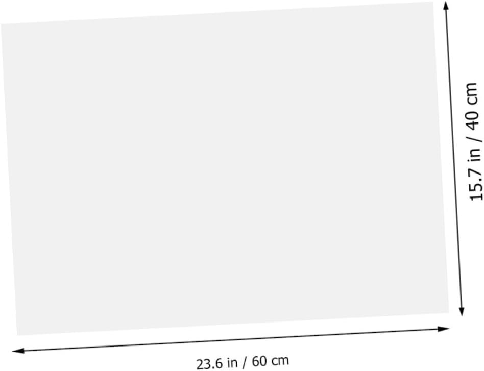 Toyvian 40sheets Food-grade Parchment Paper Non-stick Baking Paper for Cooking and Grilling for Daily Use and Wrapping Treats