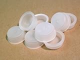 26 mm LDPE Kappen, Kunststoff, Schutzkappen, Blindstopfen, Weiß, Abdeckstopfen (Rohrstopfen), verschiedene Mengen verfügbar (20)