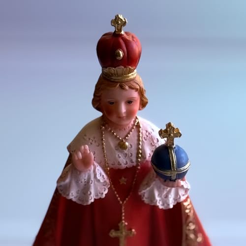 Niño de Praga Estatua de Resina 12 pulgadas miniatura 6