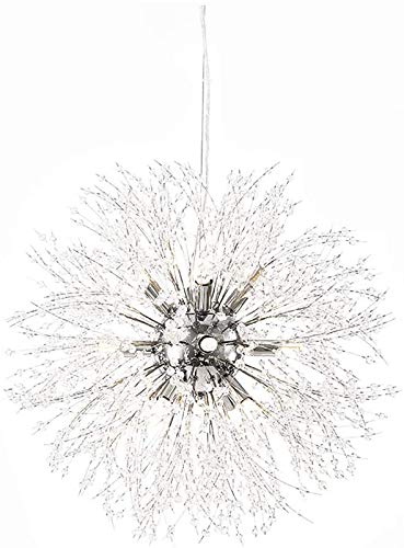 Lustre plafonnier pissenlit résolvant le manque de luminosité en salle à manger