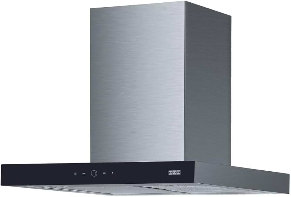 COIFA DE PAREDE LINEA TOUCH FRANKE 90CM 220V Aço Inox, Vidro Temperado Preto