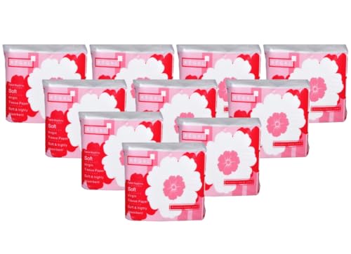 Image of Kosher Regal Soft Tissue Paper Napkins /Table Napkins | Pack of 10 X 100 Sheets (Total 10000 Sheets) | Super Soft, Tough on Spills and High Absorption Multipurpose Tissue