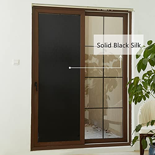 Película para ventana enrollable opaca negra 45x200 cm miniatura 5