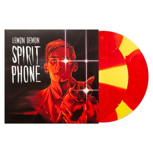 Spirit Phone Red & Yellow LP Record -  Lemon Demon, Vinyl