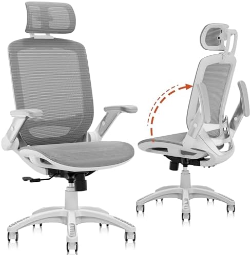 GABRYLLY Ergonomic Office Chair, High Back Home Desk Chair with H...