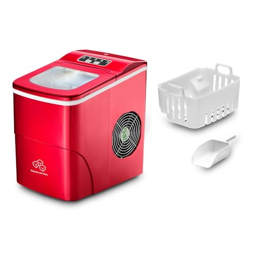 Fabricadora de Hielo 2 Litros 127V 100W Roja miniatura 7