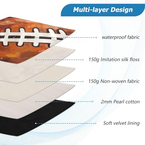Funda para portátil 13-14 pulgadas con diseño balón de fútbol miniatura 4
