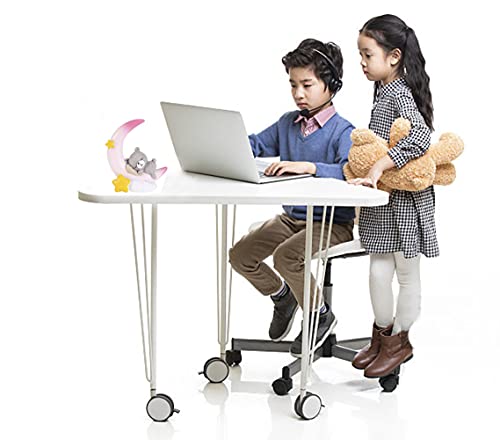 Lebery Bear Moon Cake Topper, Bear And Moon Figurine Toy, Bear Moon Birthday Cake Topper, Bear Moon Centerpiece, Bear Moon Cake Decorations For Kids Girls Birthday Baby Shower Party Supplies, Pink #TOP2