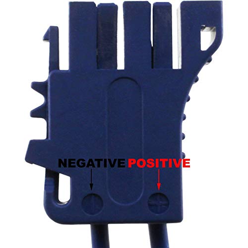 New Blue Peg Perego Battery Side Connector - 12v Gaucho, Gator, Sportsman - Thumbnail 6